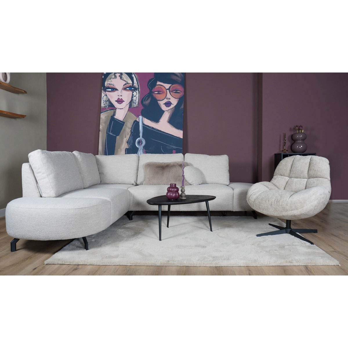 Fauteuil Charlie Clay