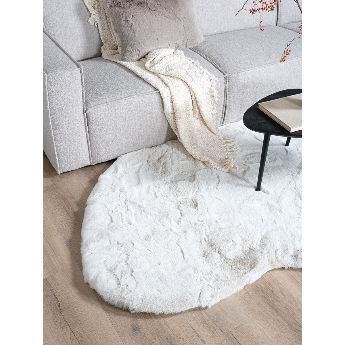 Vloerkleed Morbido Ivory 2810 - Organisch 160 x 230 cm