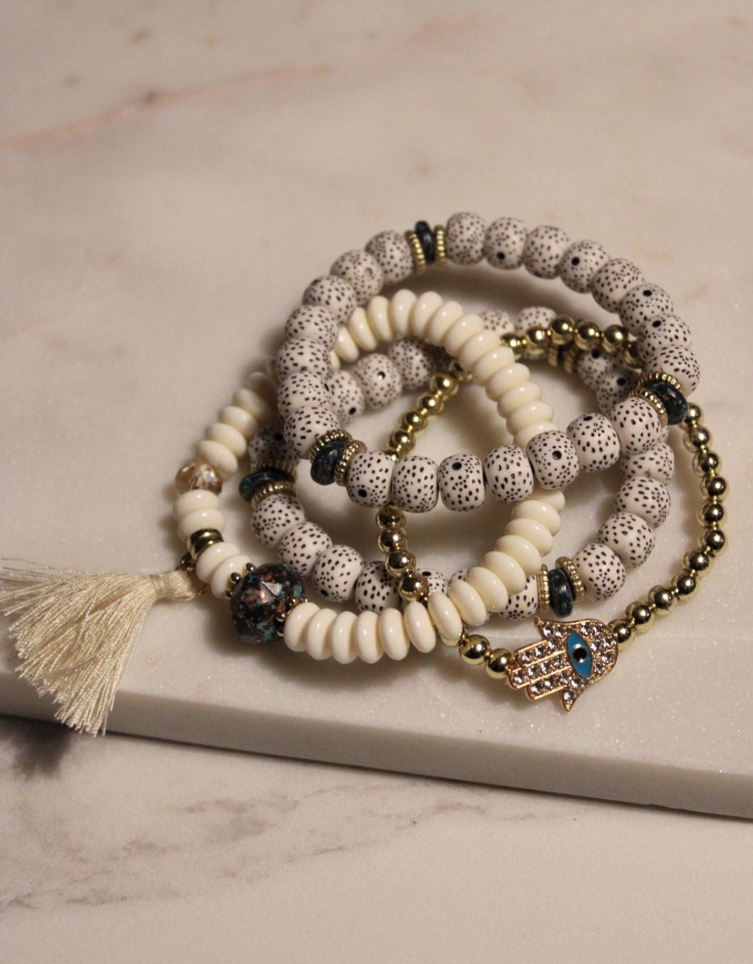 Armband Boho Vibes Wit