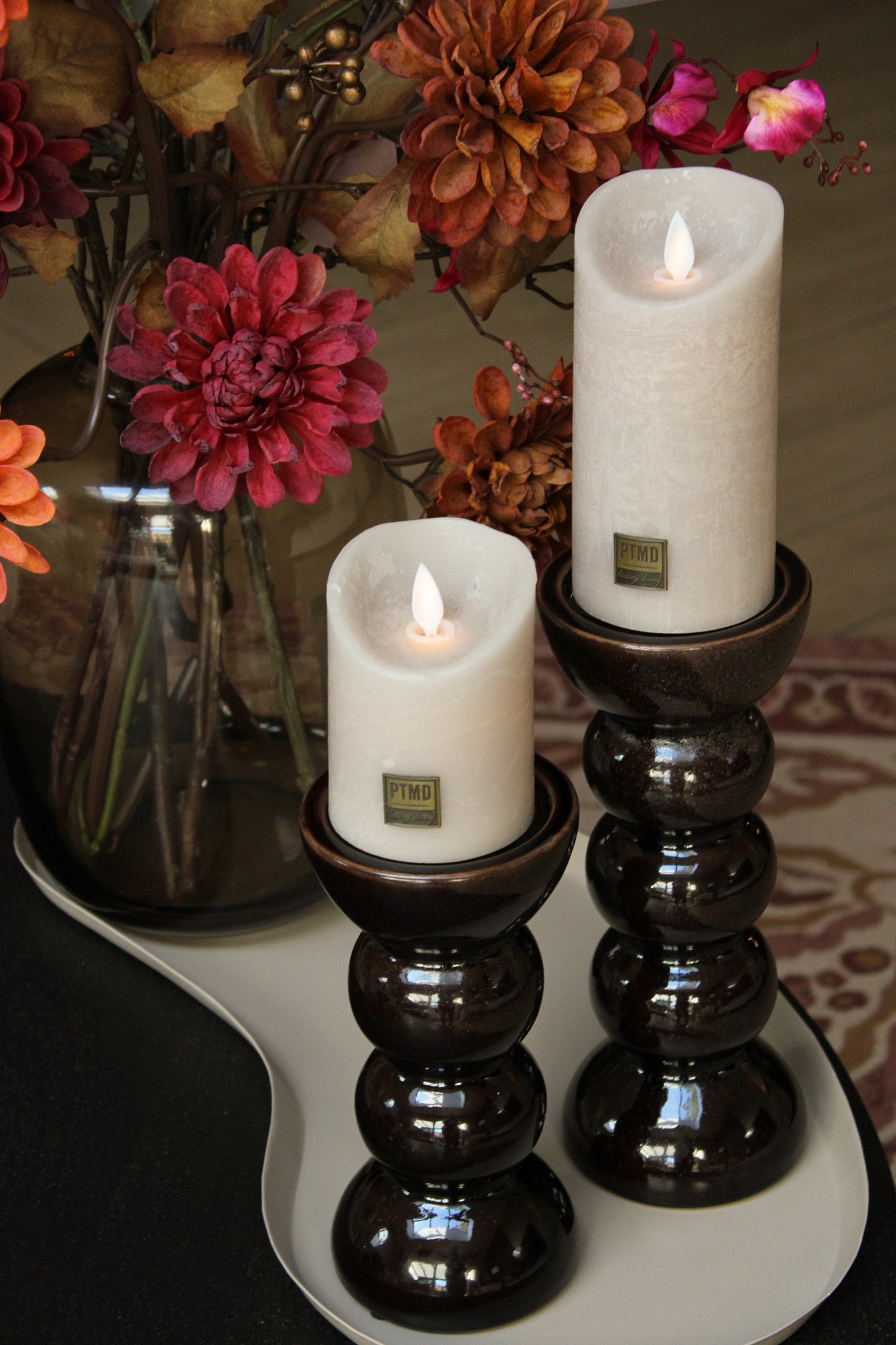 KANDELAAR | DARK BROWN | 2 FORMATEN