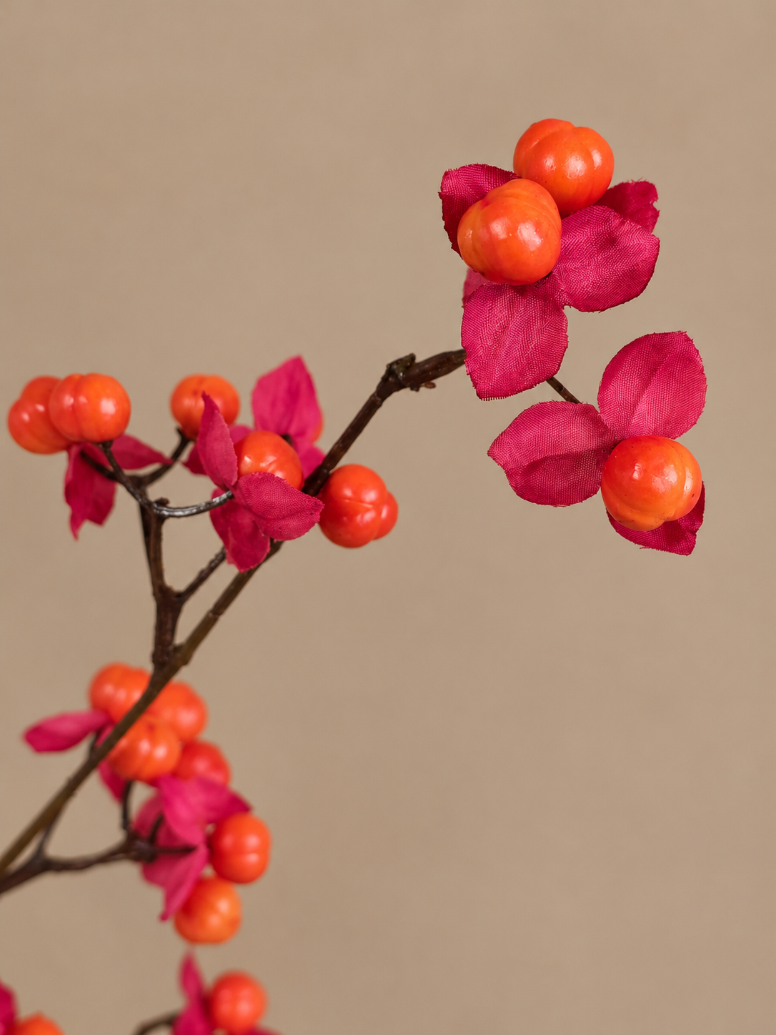 BESSENTAK | FUCHSIA / ORANJE
