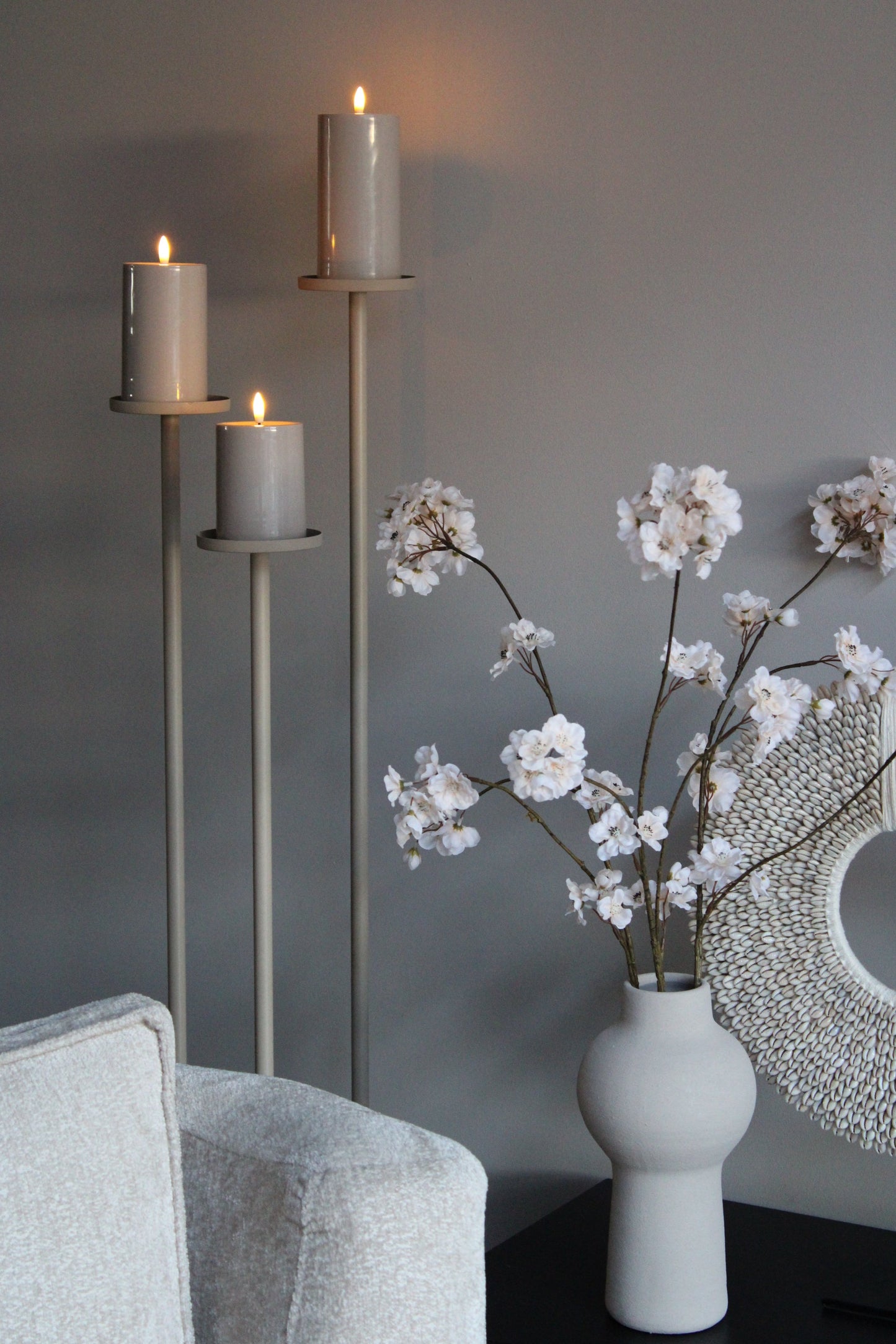 ZIJDEN BLOESEMTAK | BEIGE | 92CM