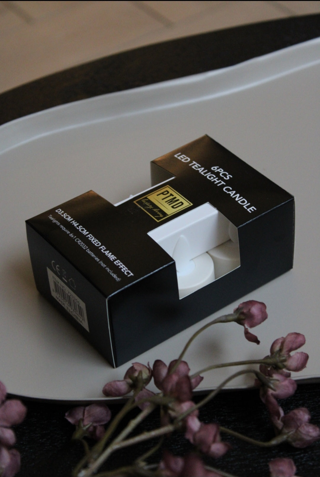 PTMD THEELICHTEN | 6 STUKS | OFF-WHITE