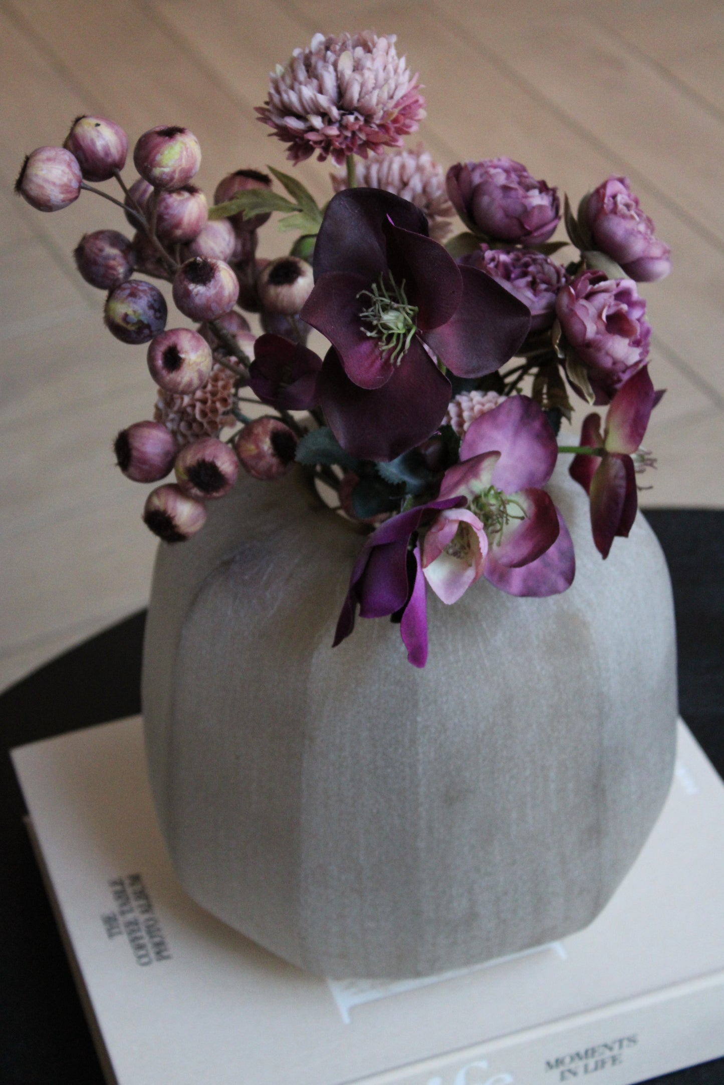 COMBINATIE BOEKET | AUBERGINE/BURGUNDY