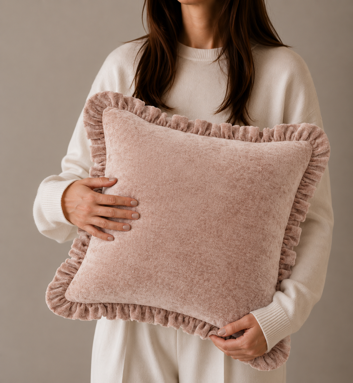 SIERKUSSEN MINDY | MAUVE | 45X45CM