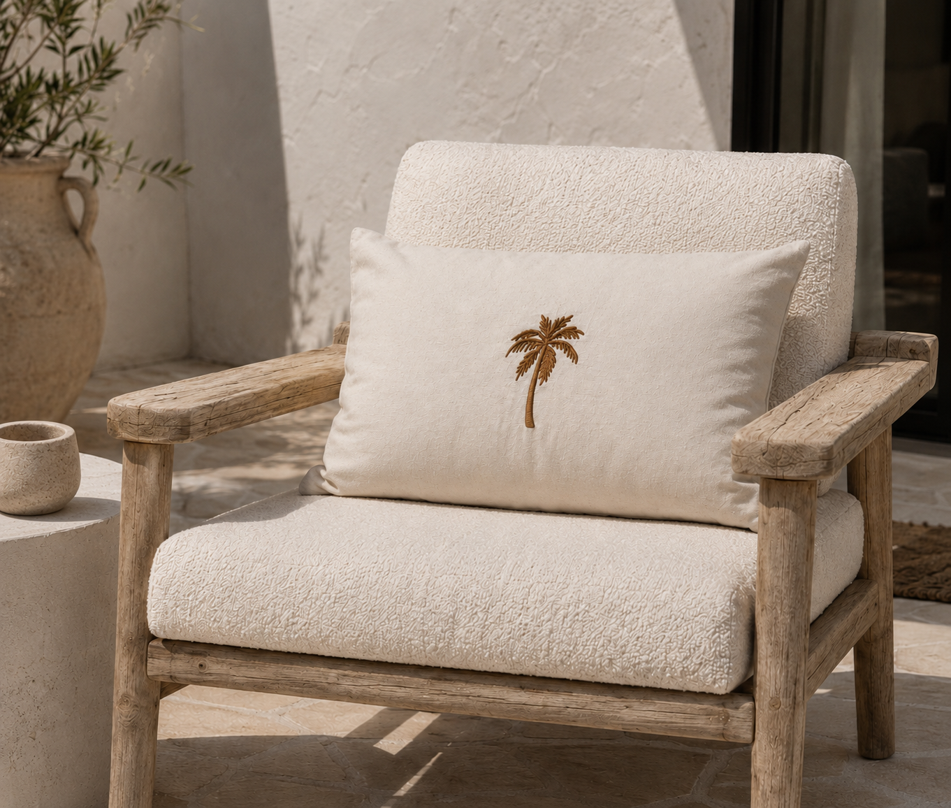 SIERKUSSEN | PALMBOOM | SAND