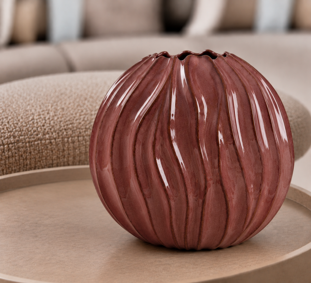VAAS PODURI | LIGHT & LIVING | BURGUNDY