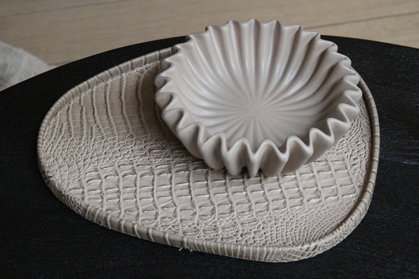 ORGANISCH DIENBLAD | BEIGE | PTMD | 35CM