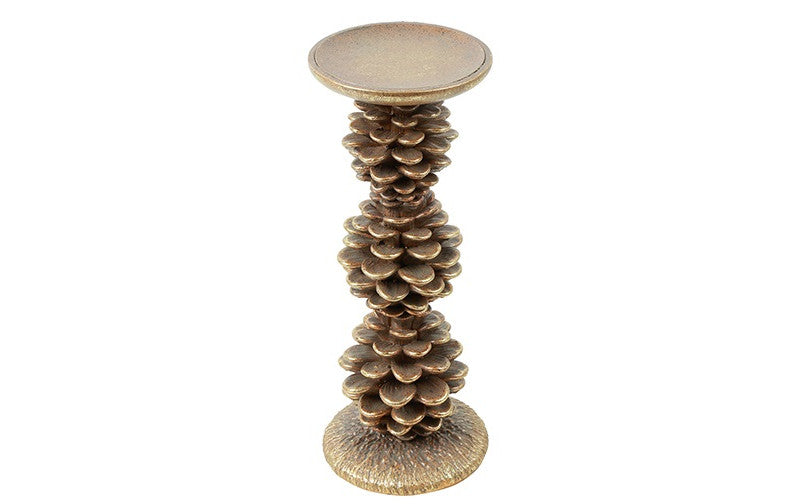 KANDELAAR DENNENAPPELS | 25CM