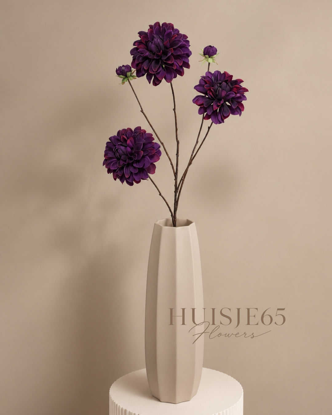 DAHLIA | AUBERGINE | 115CM