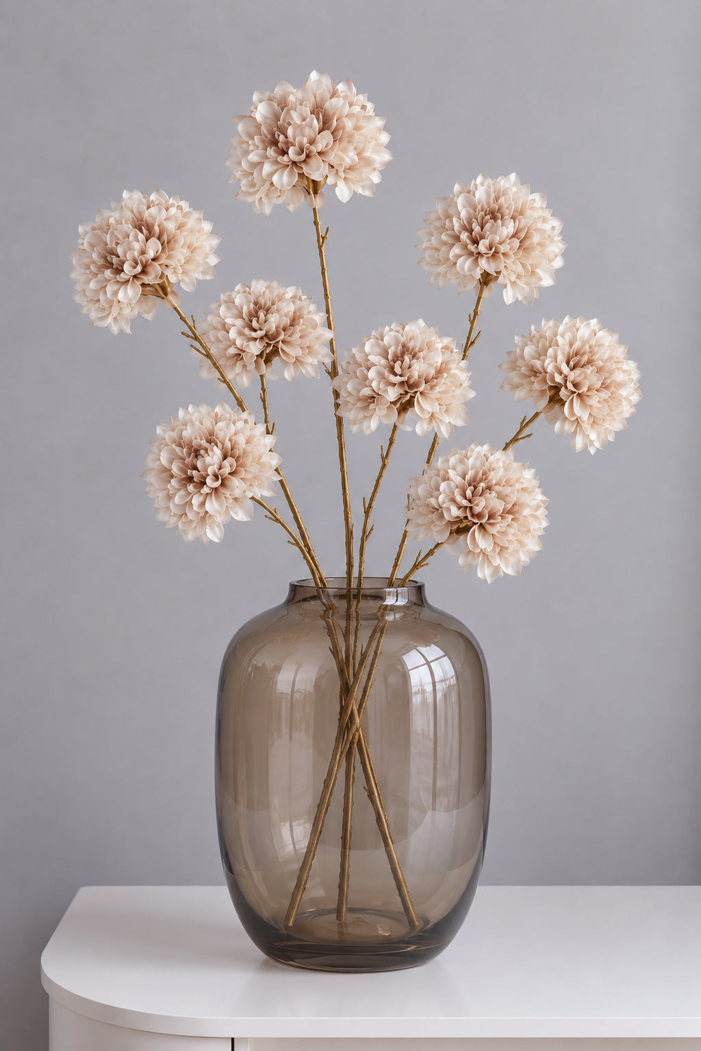 ZIJDEBOEKET | RODODENDRON | BEIGE