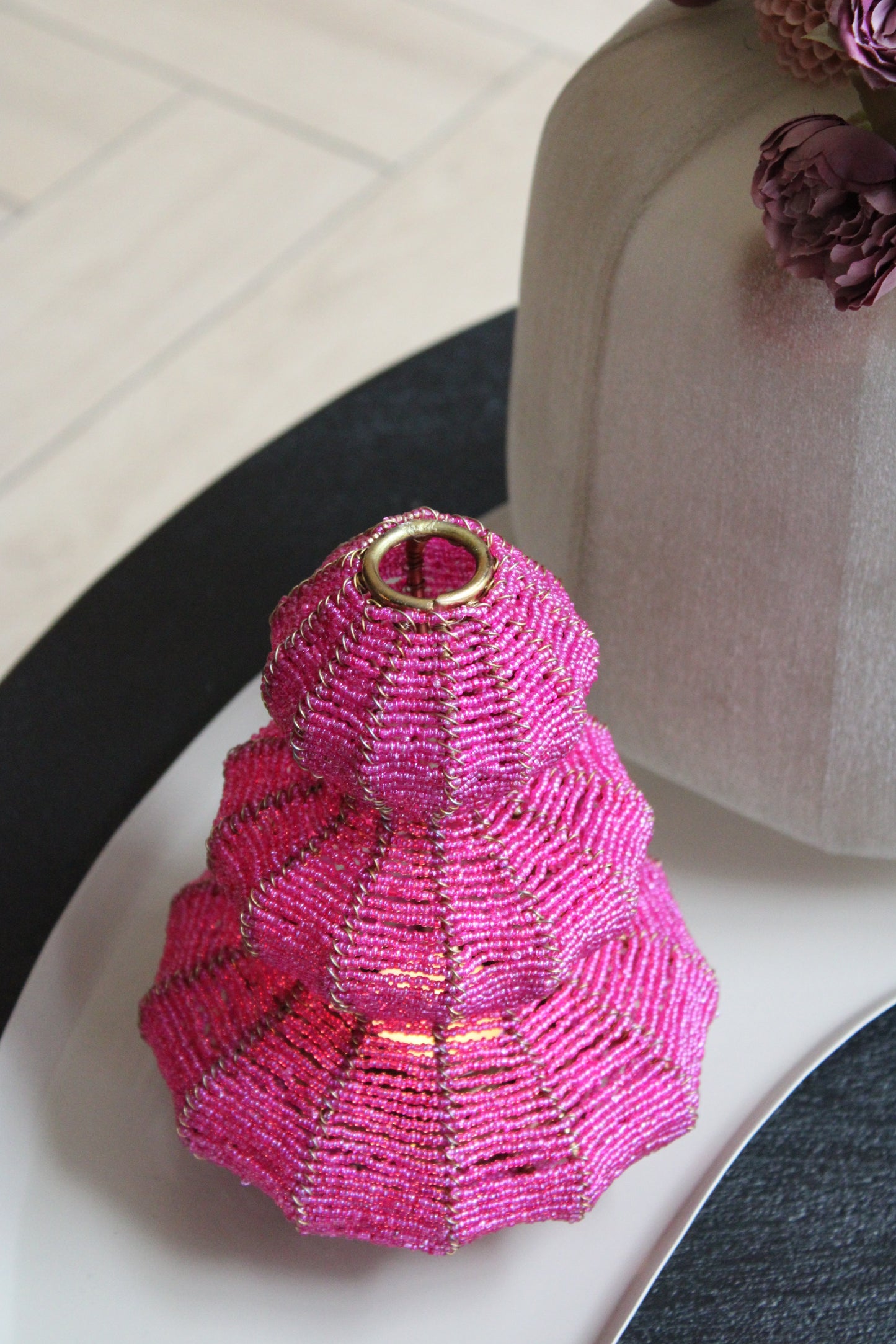 WAXINELICHTHOUDER KERSTBOOM | FUCHSIA | LIGHT & LIVING