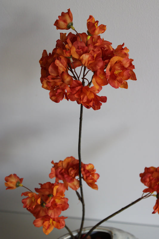 ZIJDEN BLOESEMTAK | DIEP ORANJE | FLOWER AMBIANCE