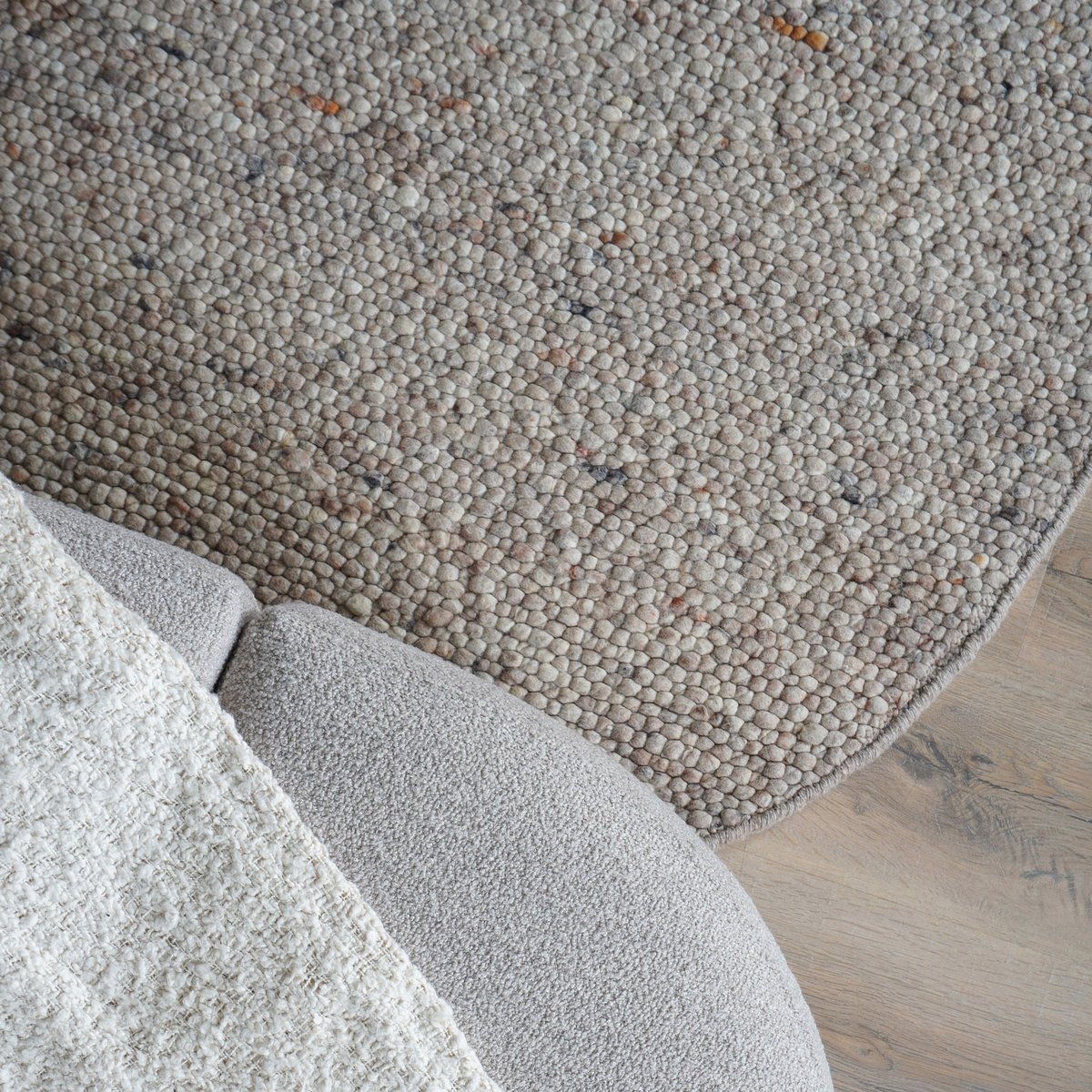 Vloerkleed Stone Donker Beige 417 – Organisch 160 x 230 cm