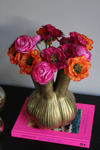 ZIJDEN BOEKET | SILK POPPY | ORANJE | 8 STUKS