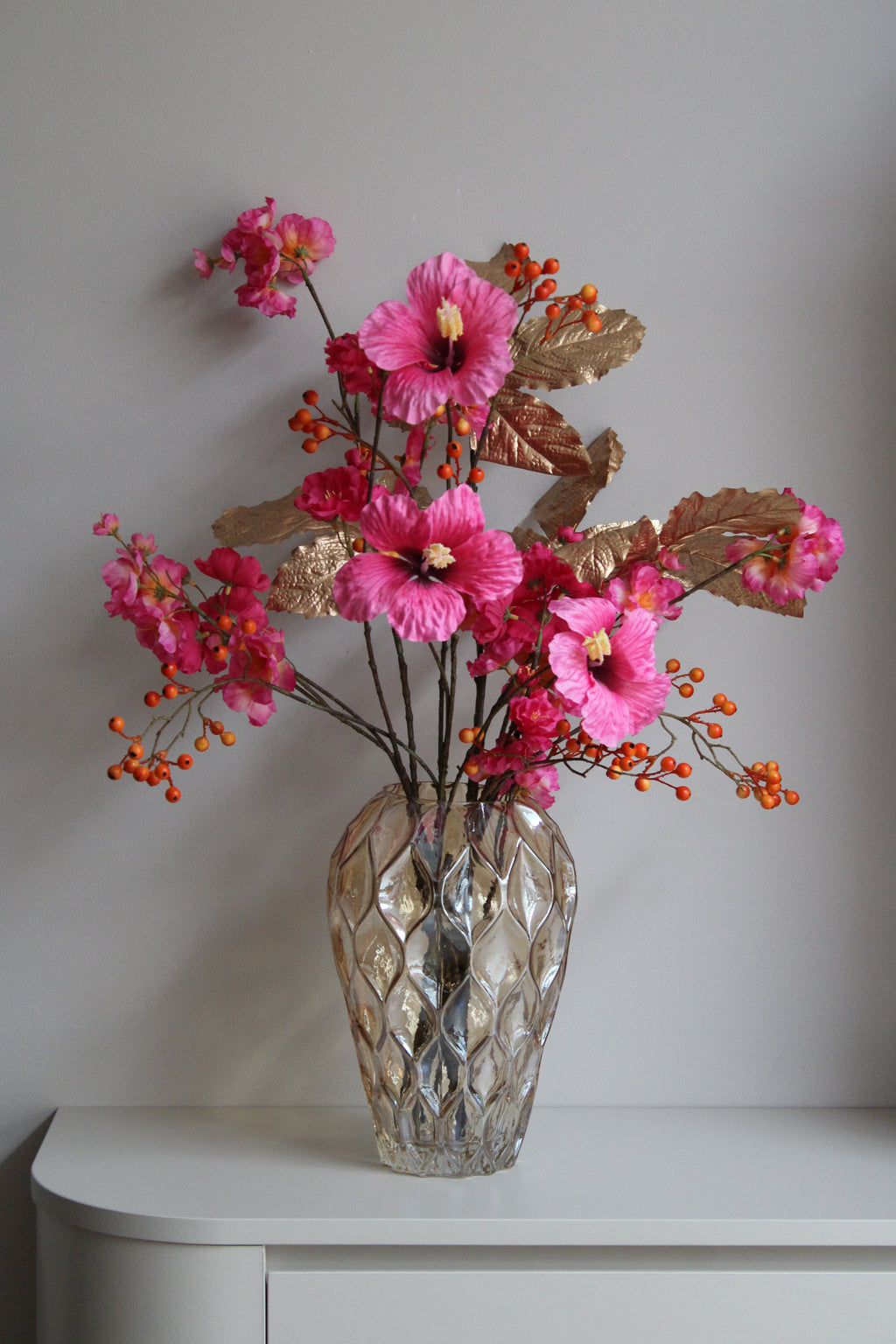 BOEKET LINDE | GOUD\ROZE