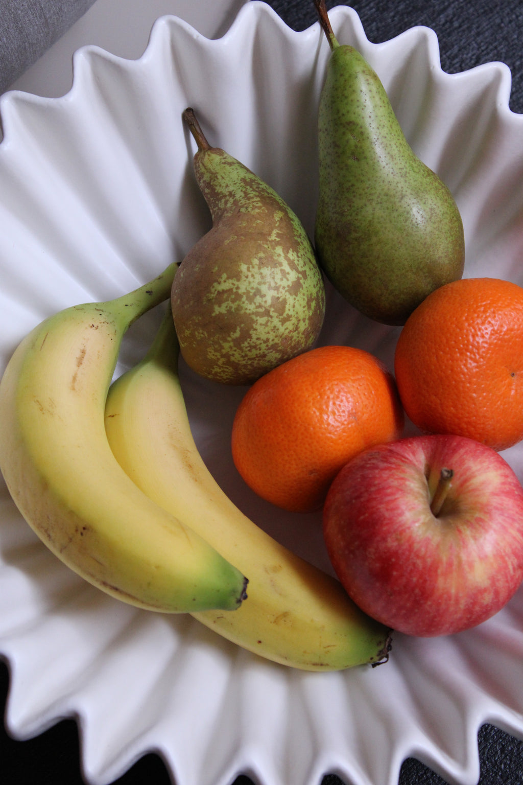 DECORATIE SCHAAL | FRUITSCHAAL | RIBBEL | OFF-WHITE