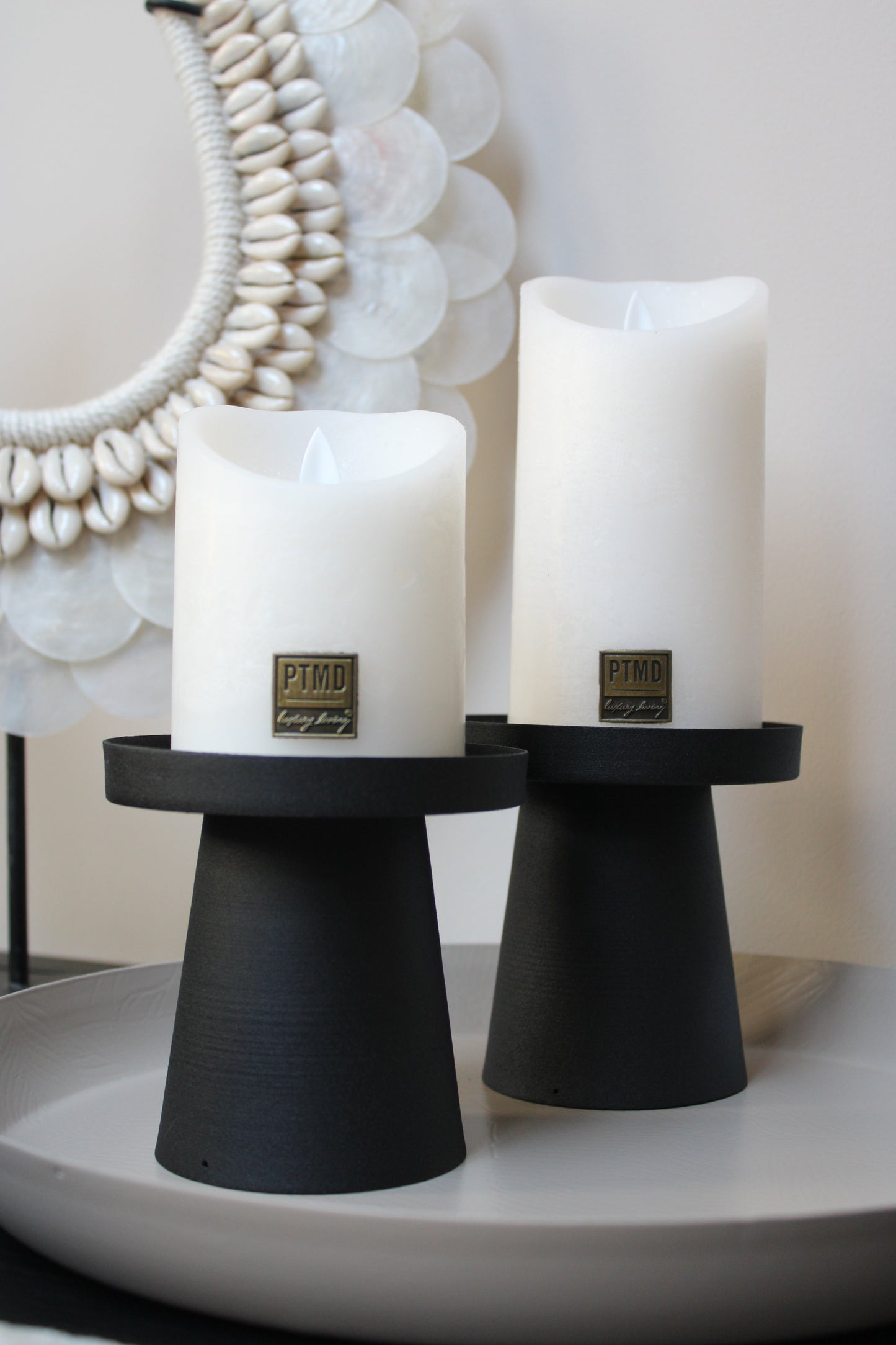 KANDELAAR ZWART | 10,5 CM