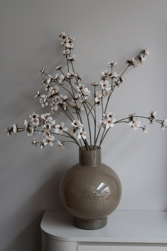 KUNSTTAK BLOEMETJES | BEIGE