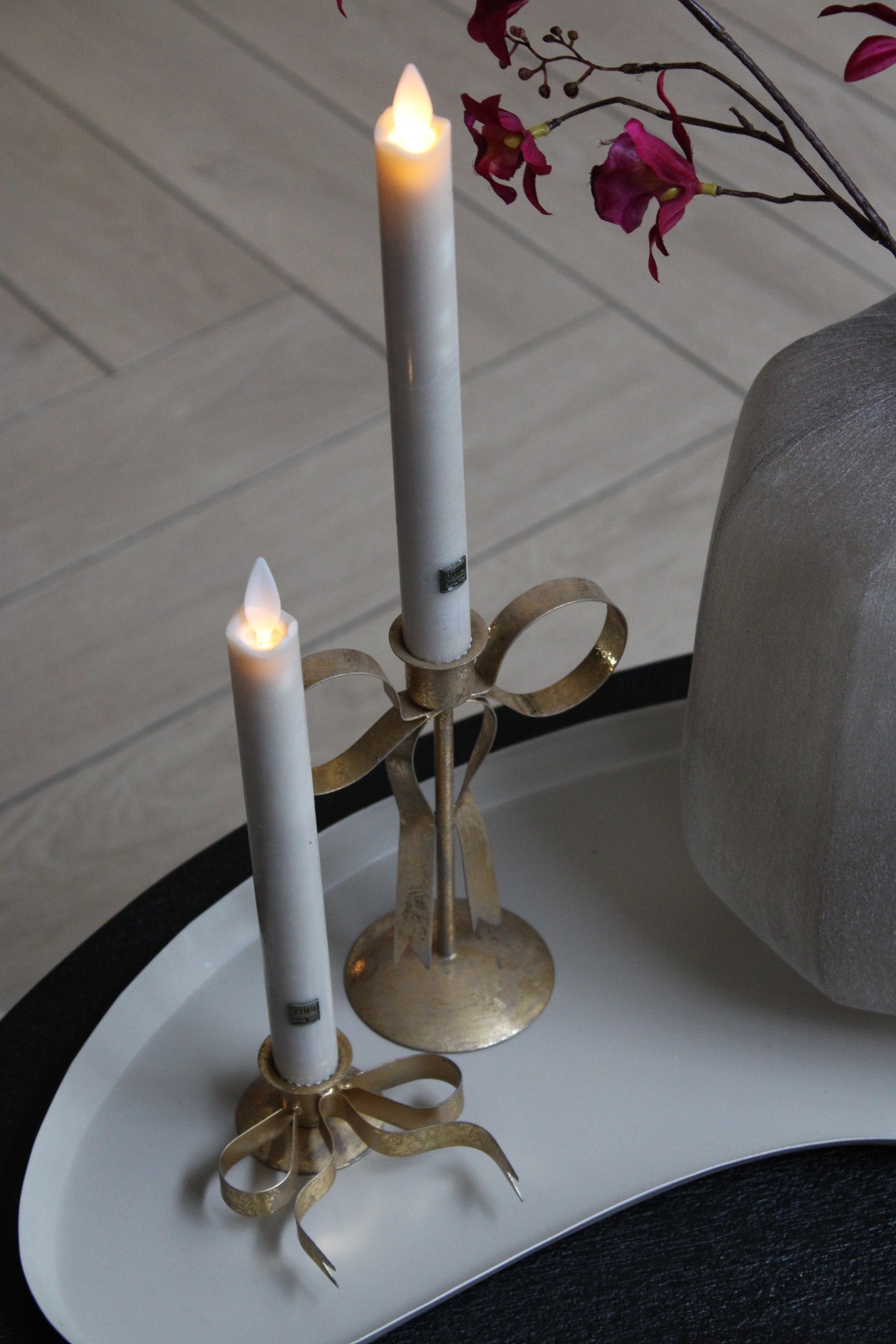 KANDELAAR STRIK | SET VAN 2 | GOUD