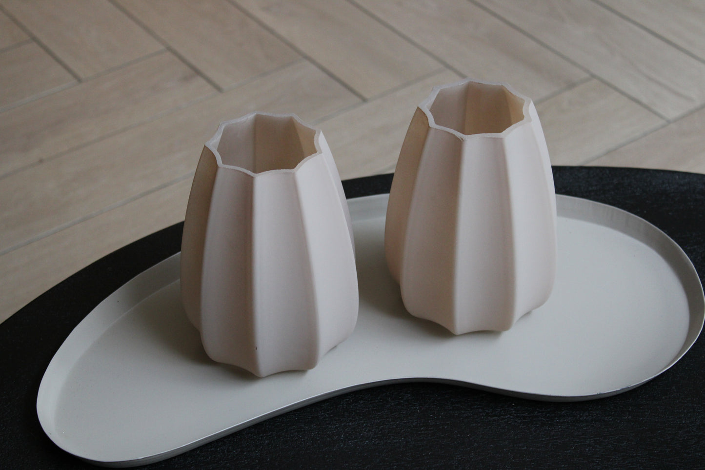 WINDLICHT JAIMY | TAUPE | 18CM | GLAS