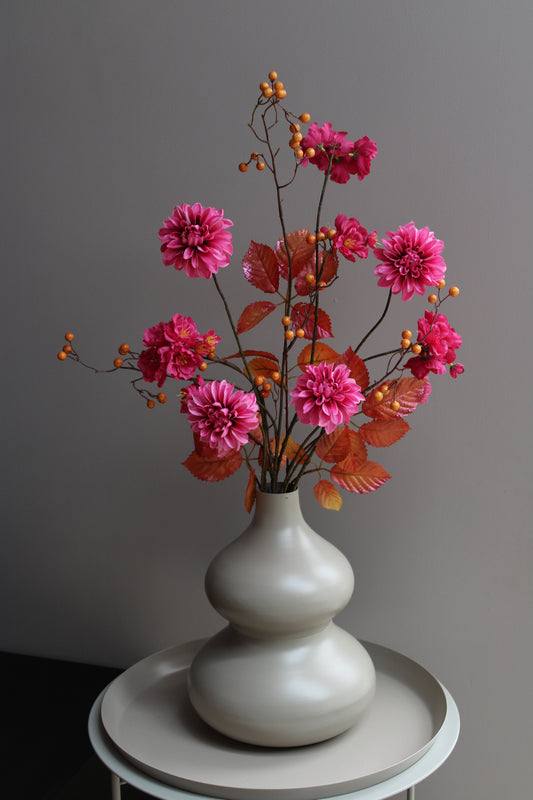 BOEKET LINDE | FUCHSIA/ORANJE