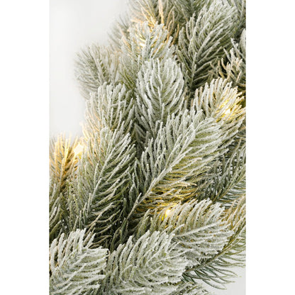 Nagoya Guirlande met LED Verlichting en Timerfunctie - L180 x Ø20 cm - Groen
