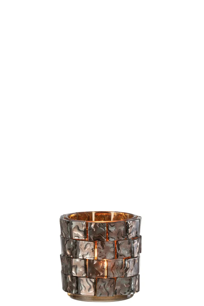 WAXINEHOUDER | MOZAÏEK | BRONS | 2 FORMATEN