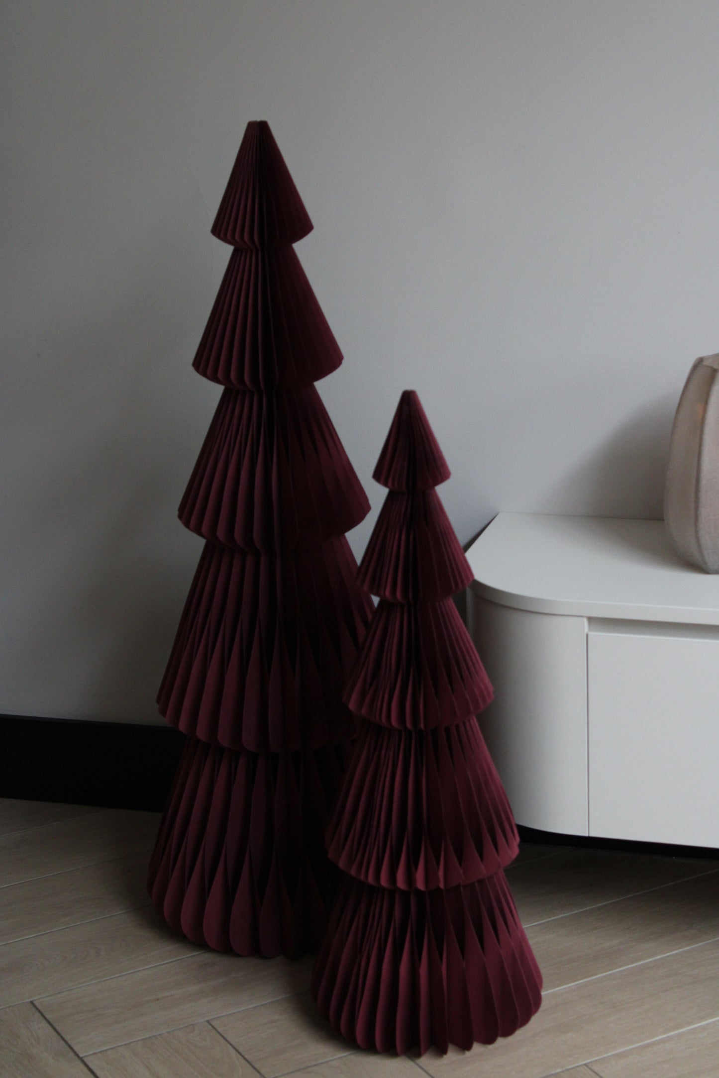 XL KERSTBOOM | BURGUNDY | DIVERSE FORMATEN