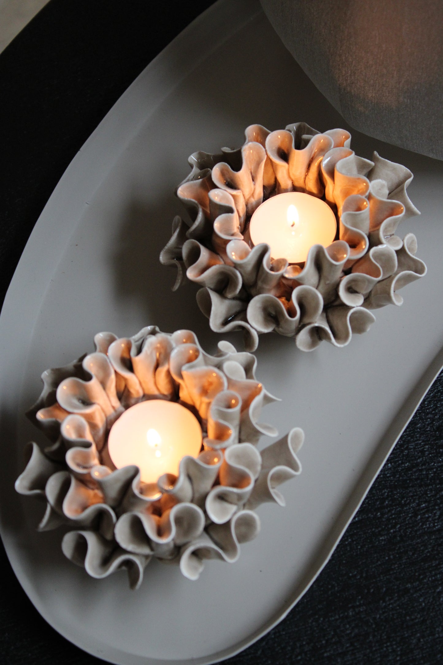 WAXINEHOUDER | SPORES | BEIGE