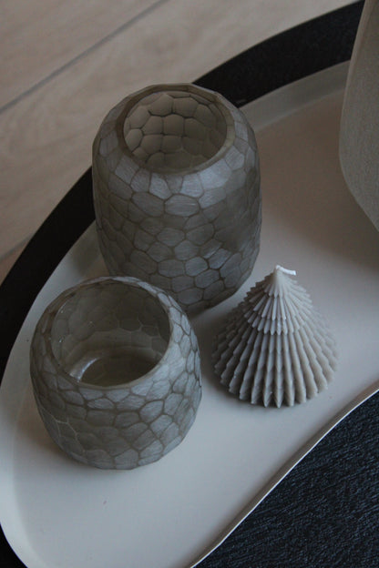 KERSTBOOM KAARS | TAUPE