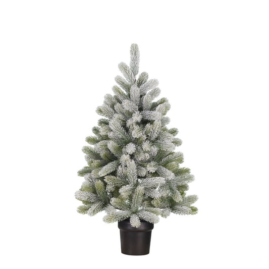 Nagoya Kunstkerstboom in Pot - H90 x  Ø55 cm - Groen