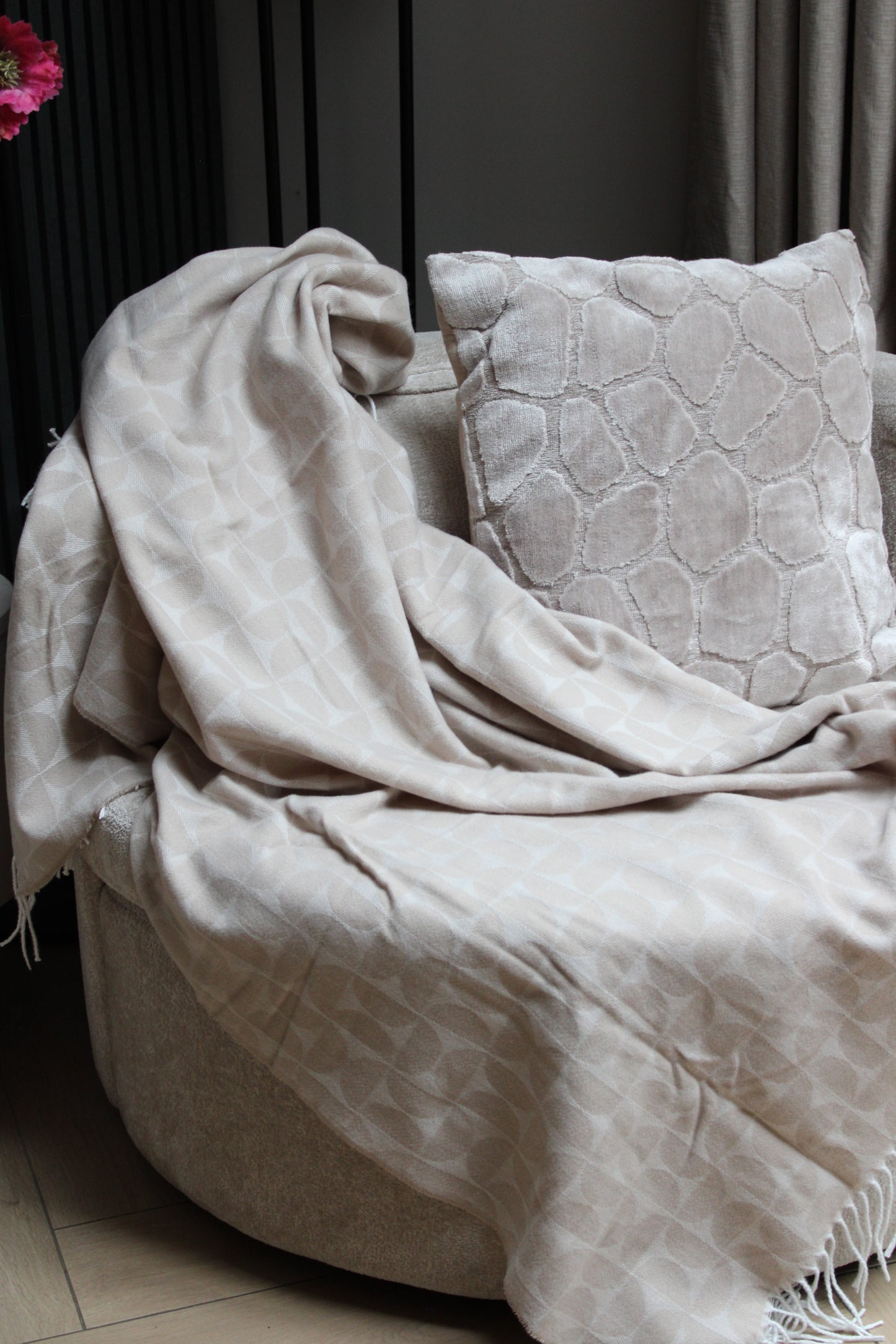 PLAID CARLIEN | BEIGE | 140x180CM