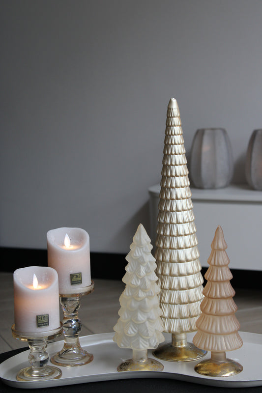 GLAZEN KERSTBOMEN | SET VAN 3