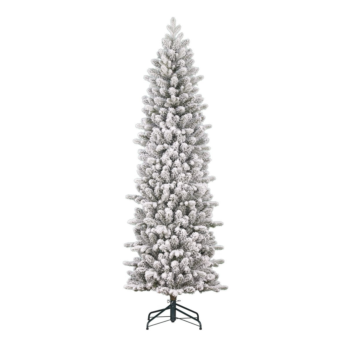 Harma Smalle Kunstkerstboom - H260 x Ø73 cm - Groen Frosted