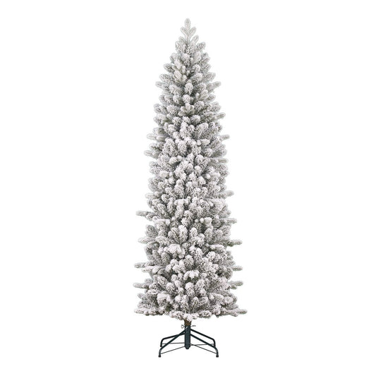 Harma Smalle Kunstkerstboom - H260 x Ø73 cm - Groen Frosted