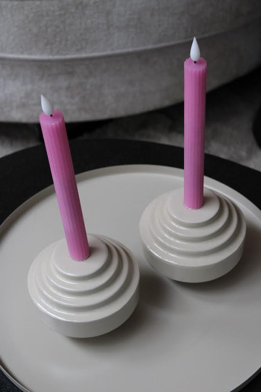 DINERKAARS LED| FUCHSIA | SET VAN 2