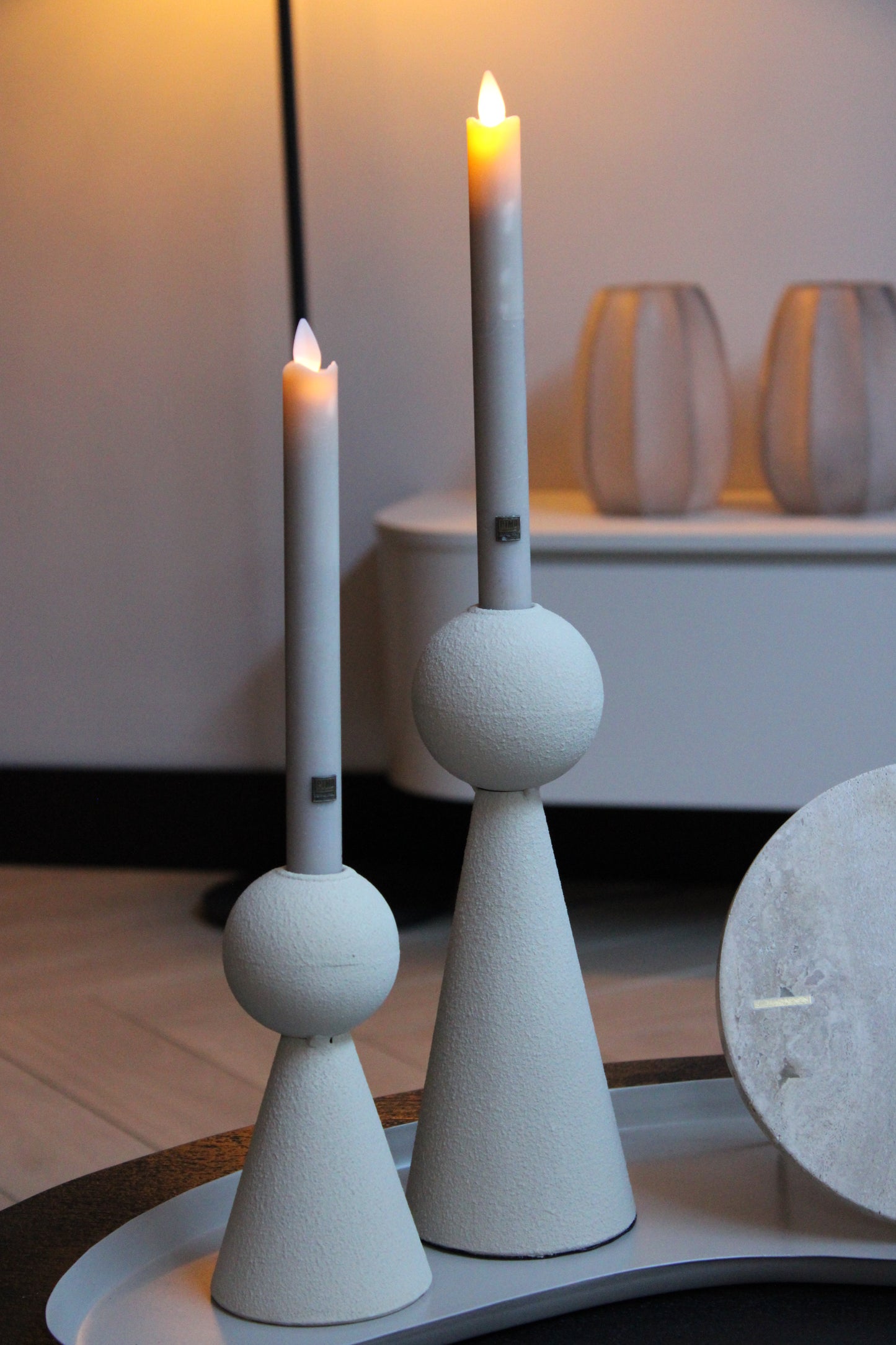 KANDELAAR TIFFIN | CRÈME | 2 FORMATEN