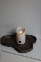 KANDELAAR/ DIENBLAD | WALNUT | LIGHT & LIVING