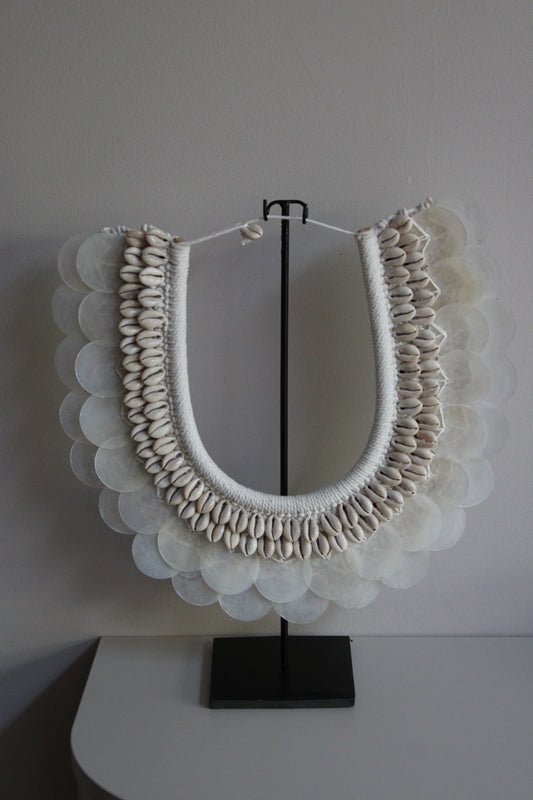SCHELPENKETTING | CAPIZ/KAURI | OP STANDAARD