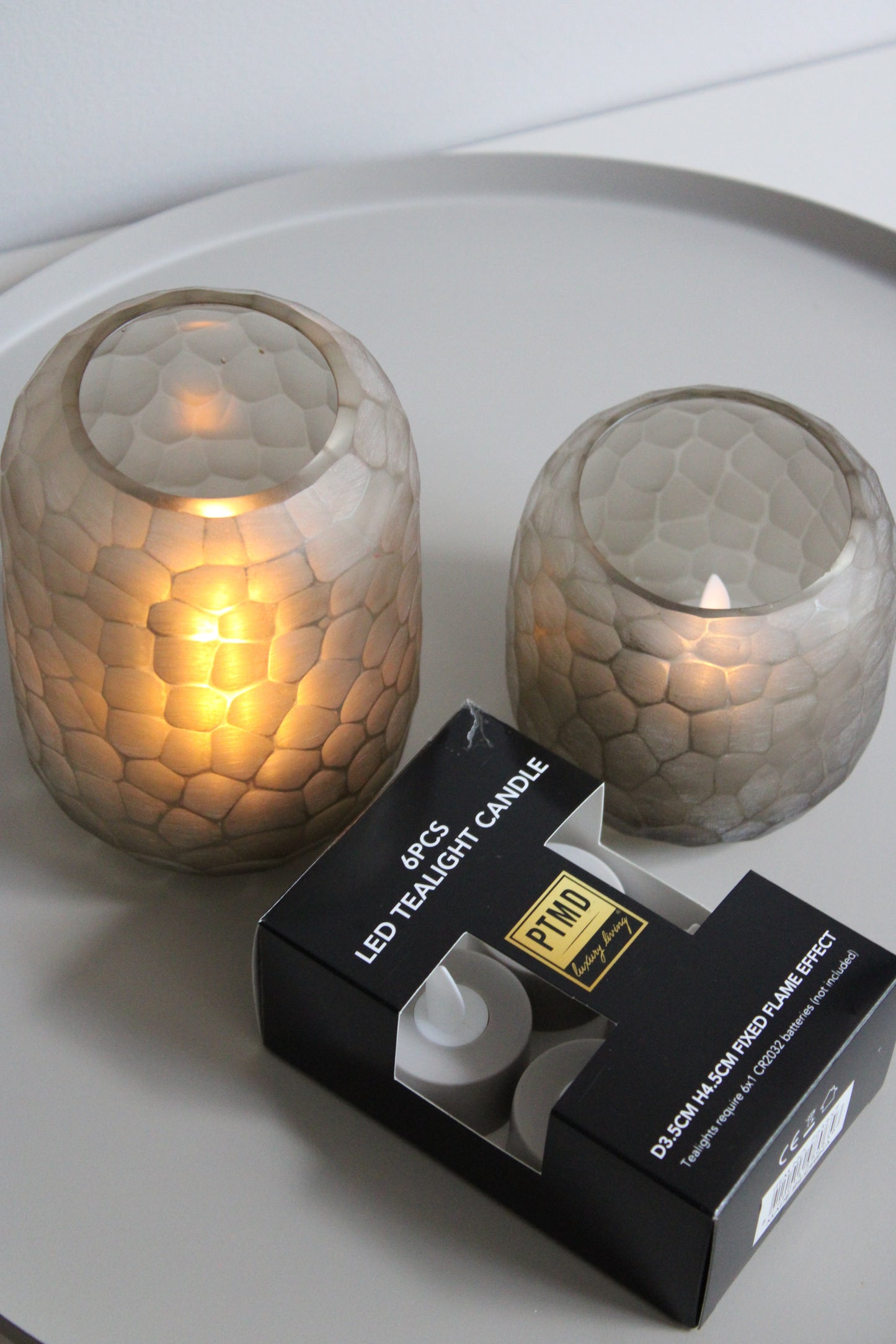 PTMD THEELICHTEN | 6 STUKS | BEIGE