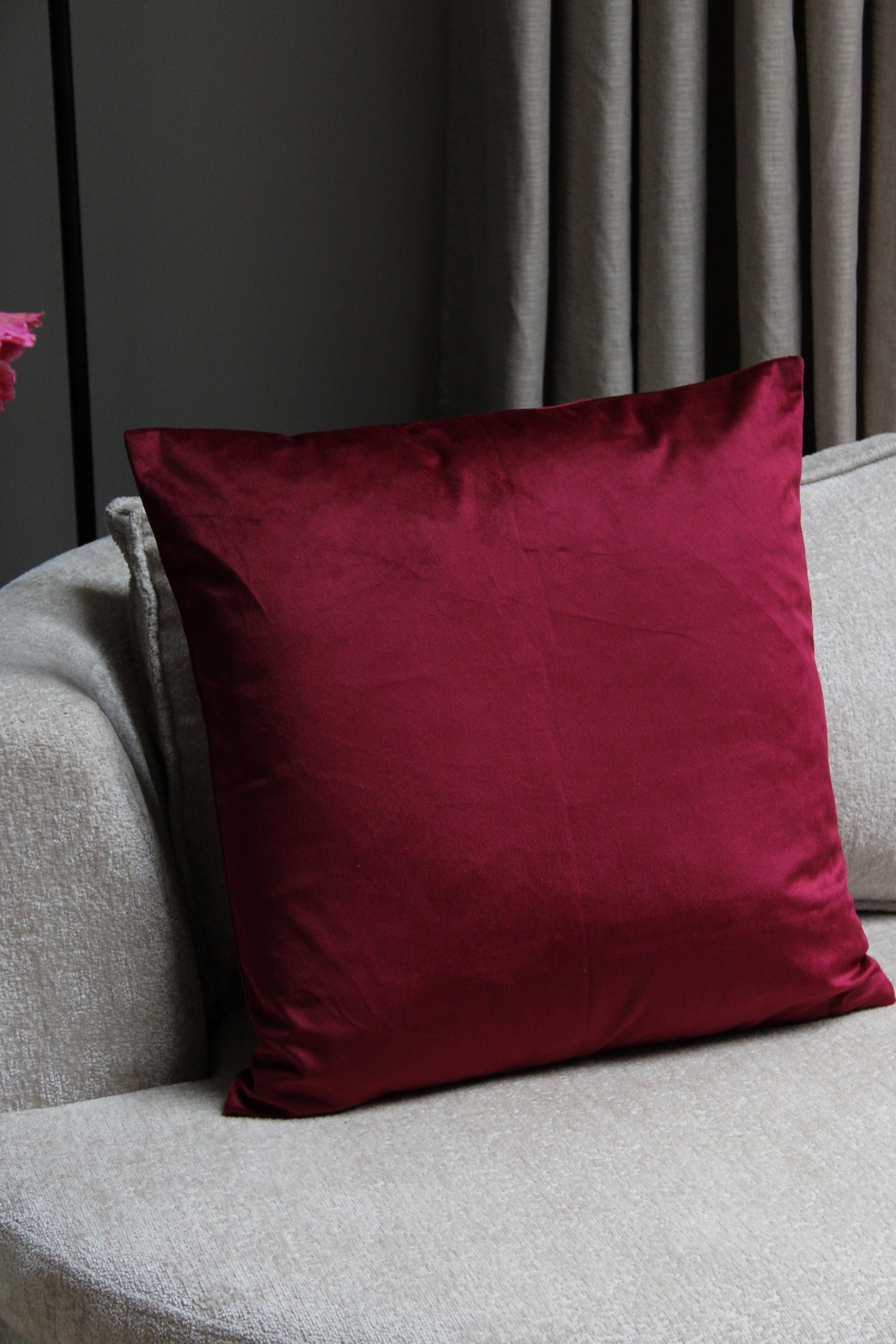 KUSSENHOES | AUBERGINE | 45X45