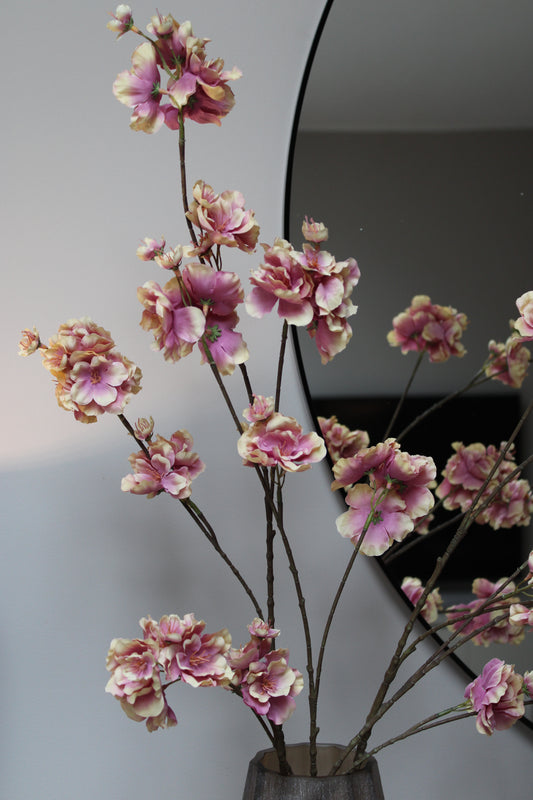 XL ZIJDEN BLOESEMTAK | OUD ROZE/BEIGE | 115CM