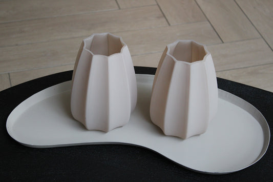 WINDLICHT JAIMY | TAUPE | 18CM | GLAS