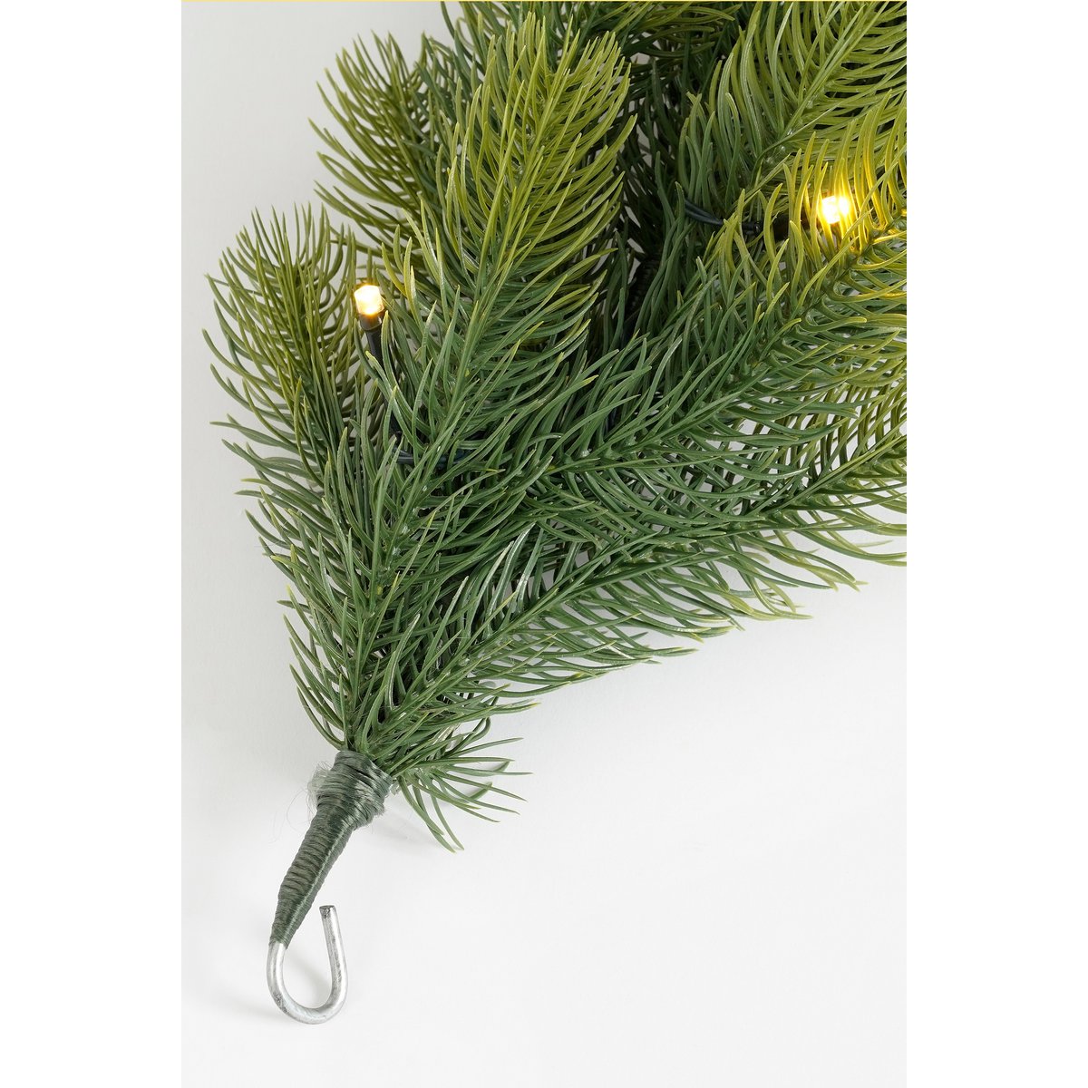 Nagoya Guirlande met LED Verlichting - L180 x Ø20 cm - Groen