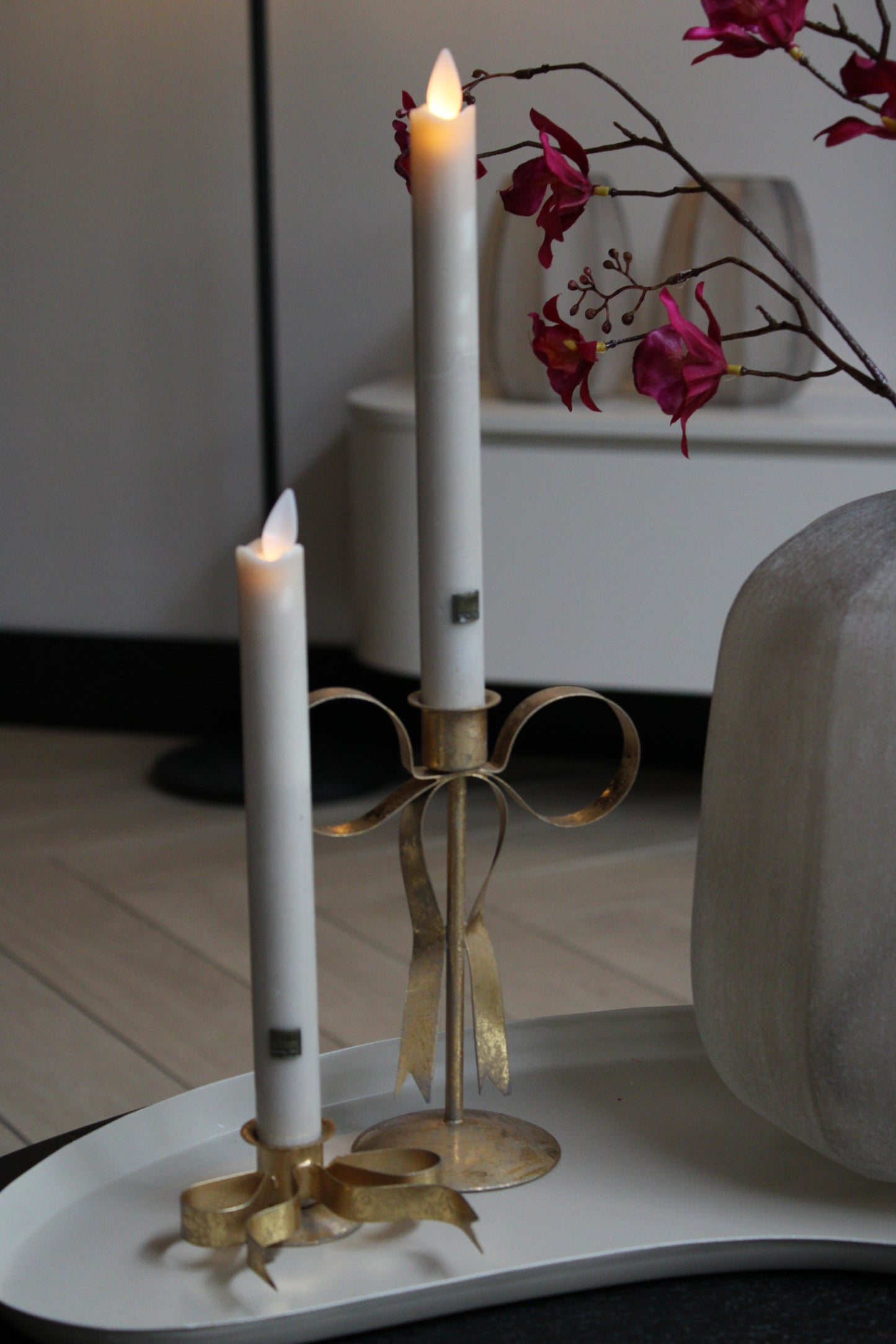 KANDELAAR STRIK | SET VAN 2 | GOUD