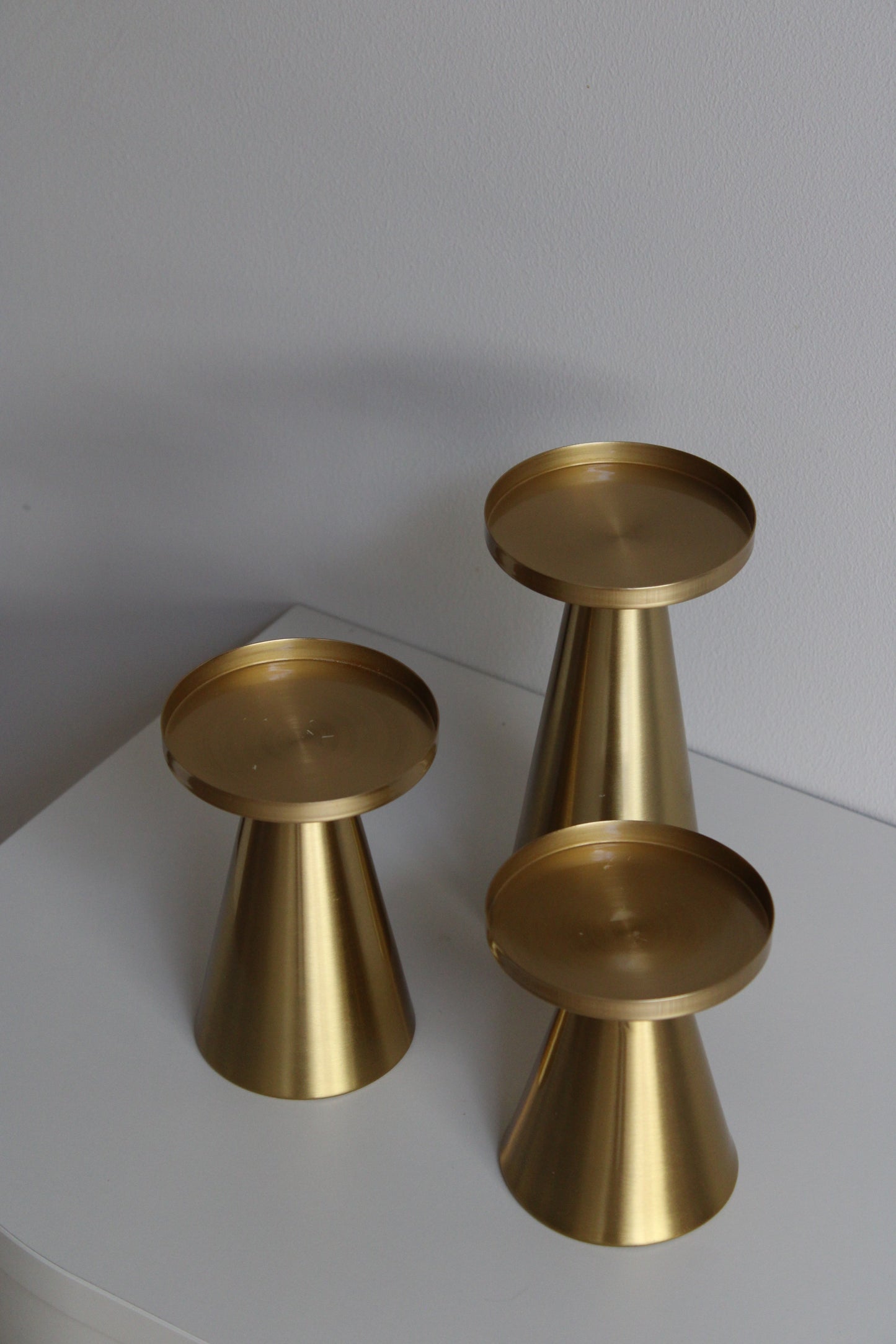 KANDELAAR GOUD | SET VAN 3