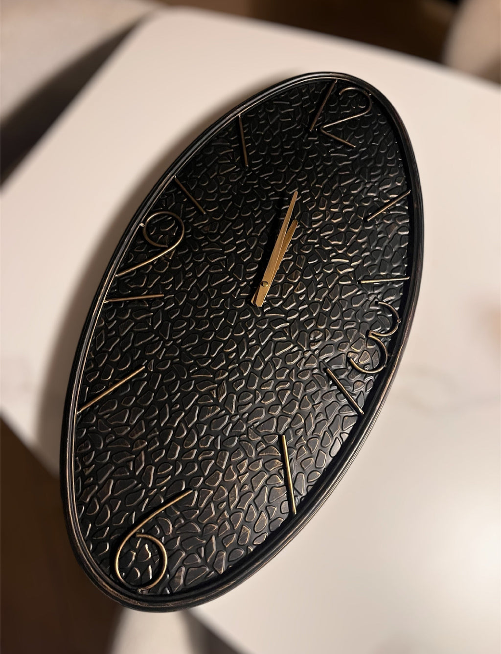 WANDKLOK BRONS | PRINT | METAAL |