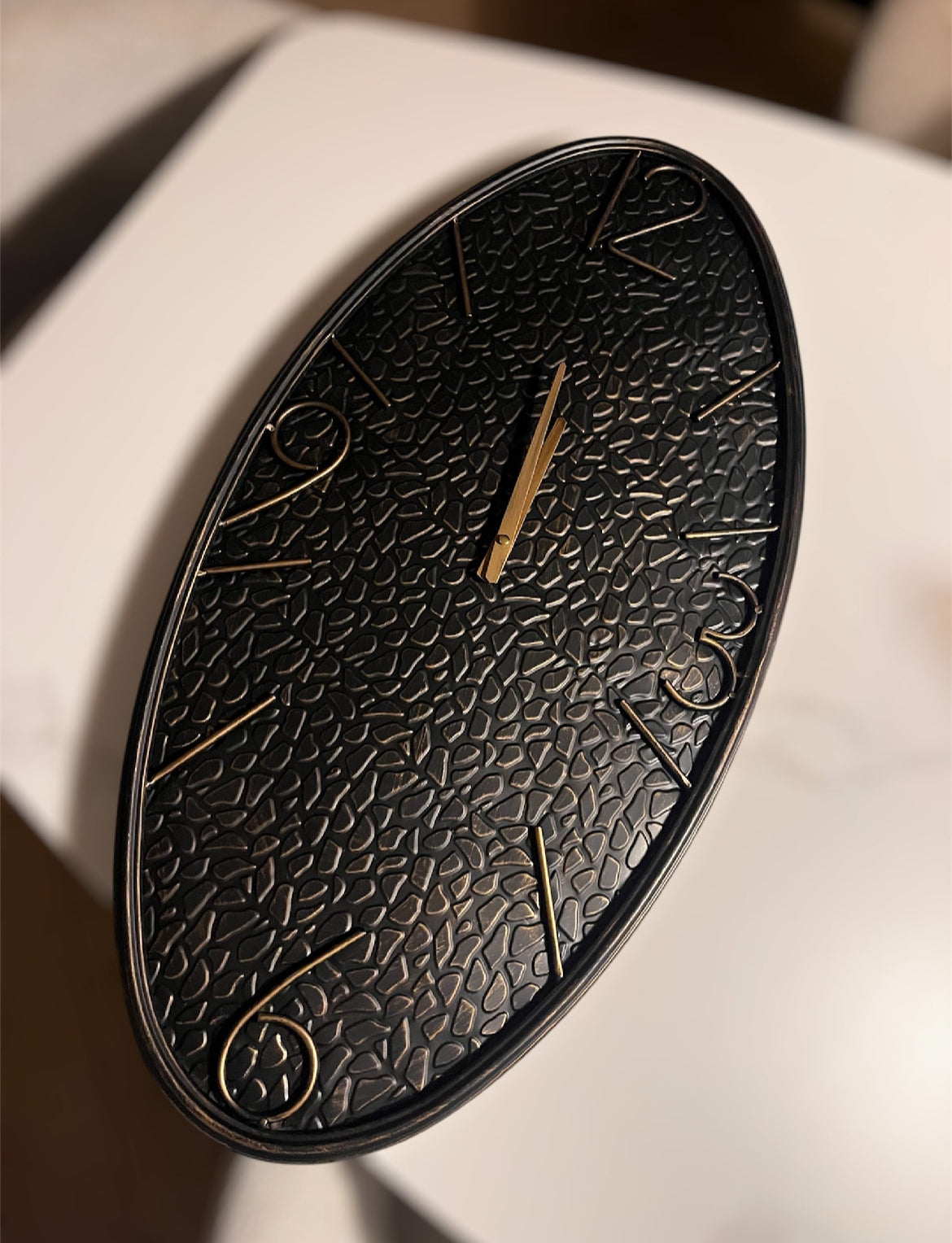 WANDKLOK BRONS | PRINT | METAAL |