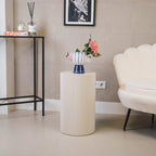 Bijzettafel / pilaarcilinder - MDF - zand - 30x54cm